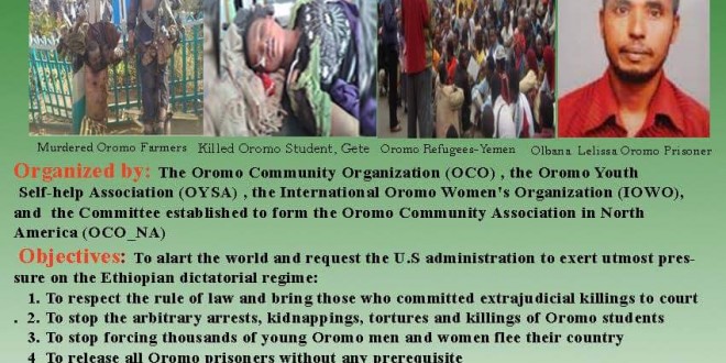 Oromo Demonstration flyer 201562